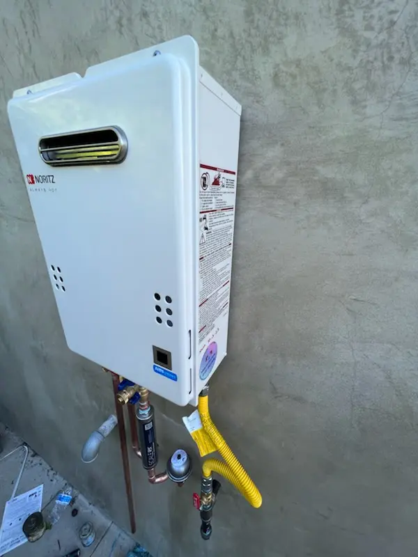 Tankless water heater installation for West Avenue homes